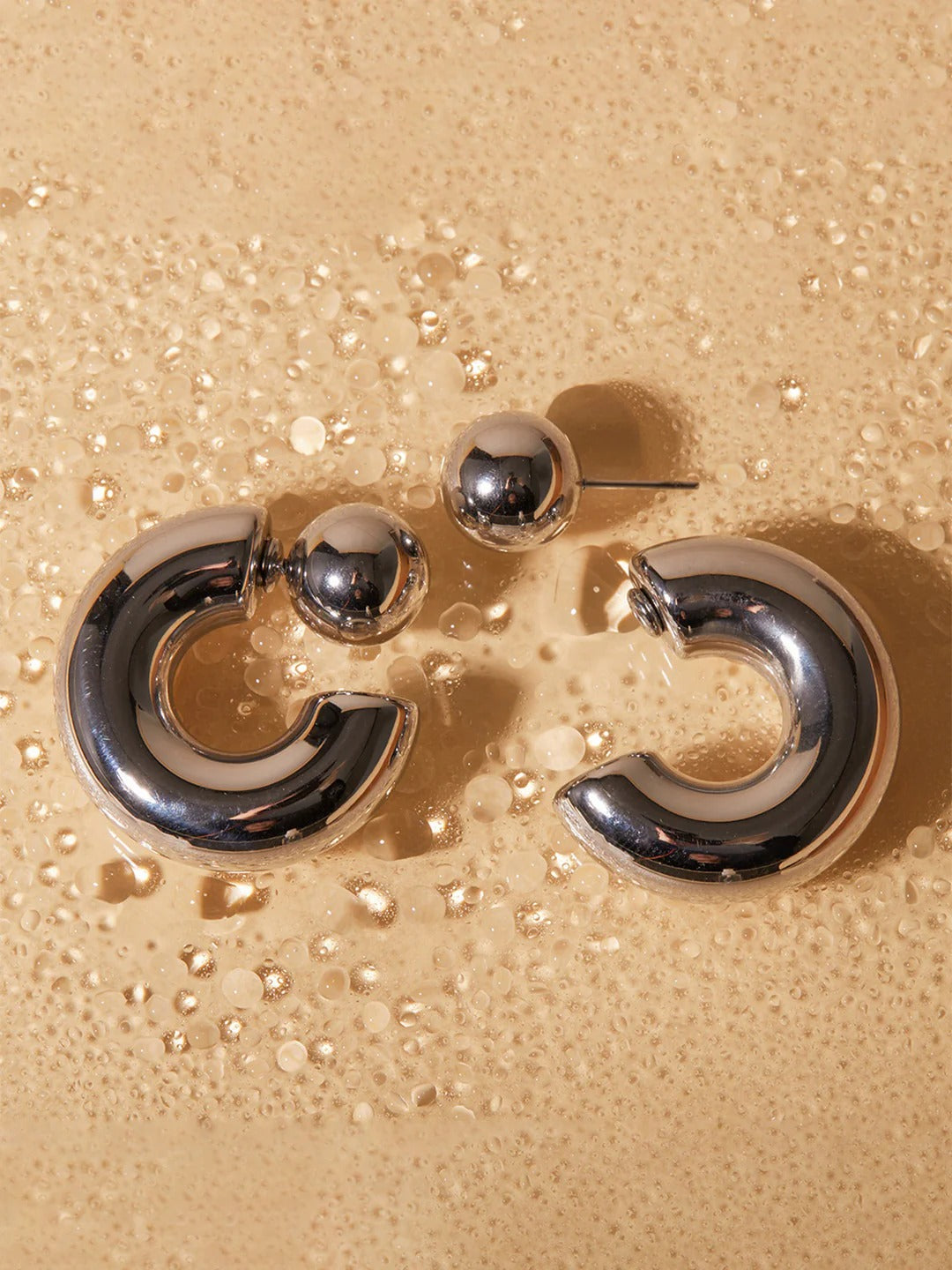 Chunky C-Shaped Earrings