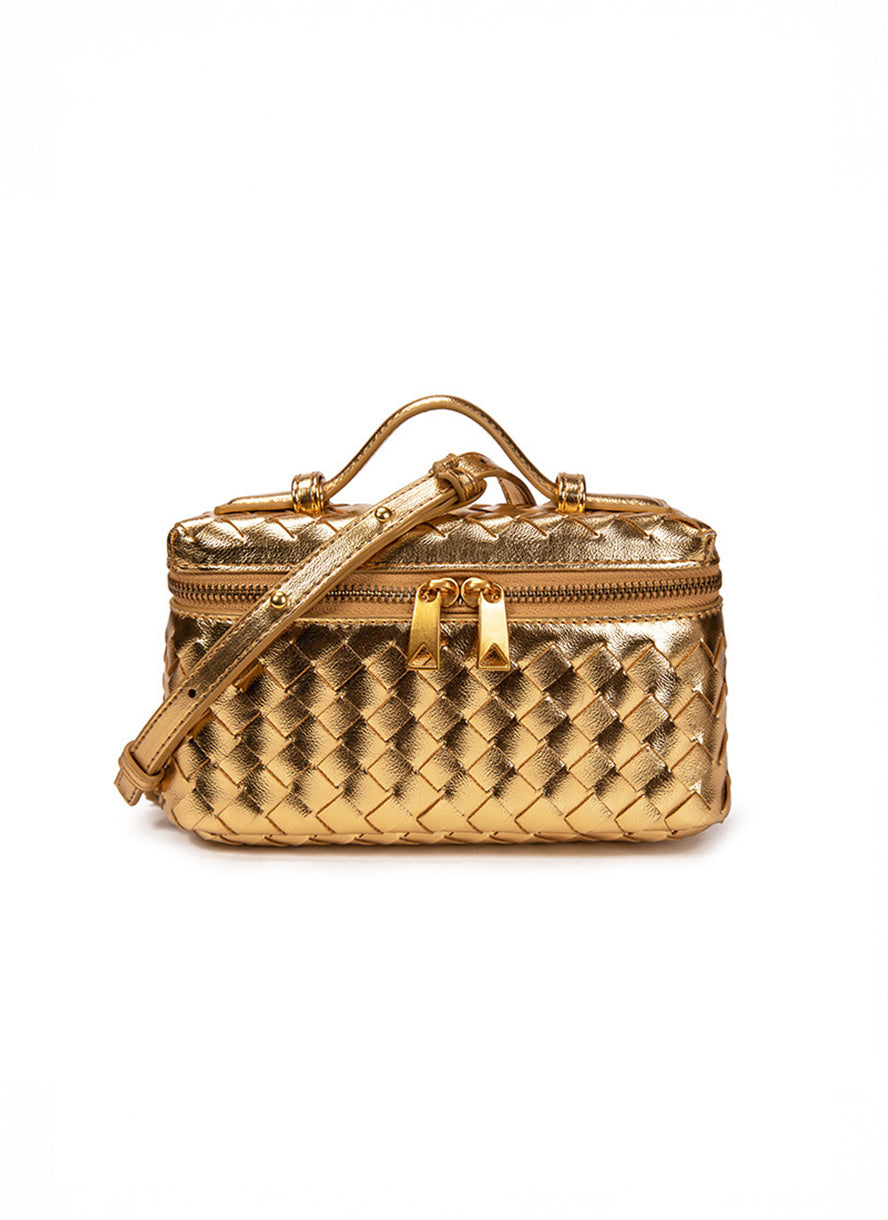 Woven Box Vanity Bag