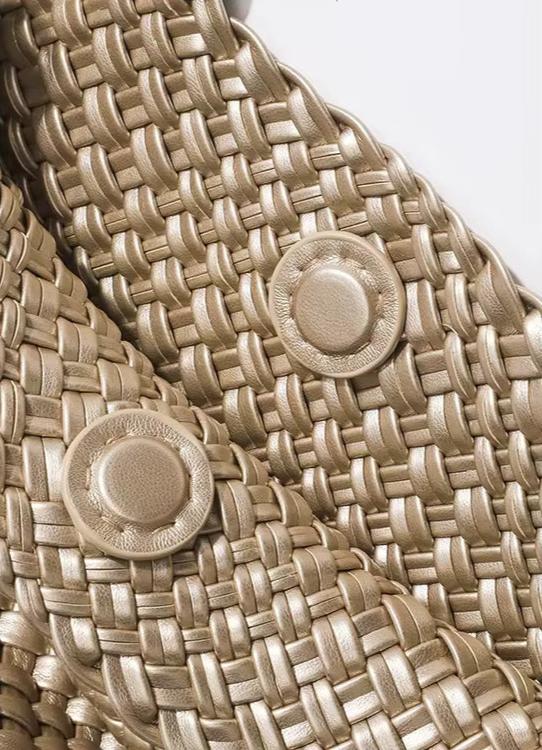 Ultra Soft Large Woven Shopper Tote Bag