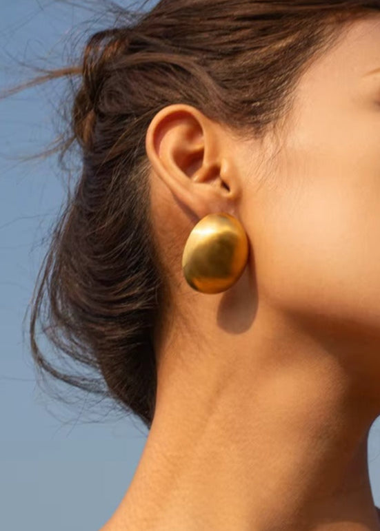 Amore D’Oro Dome Earrings