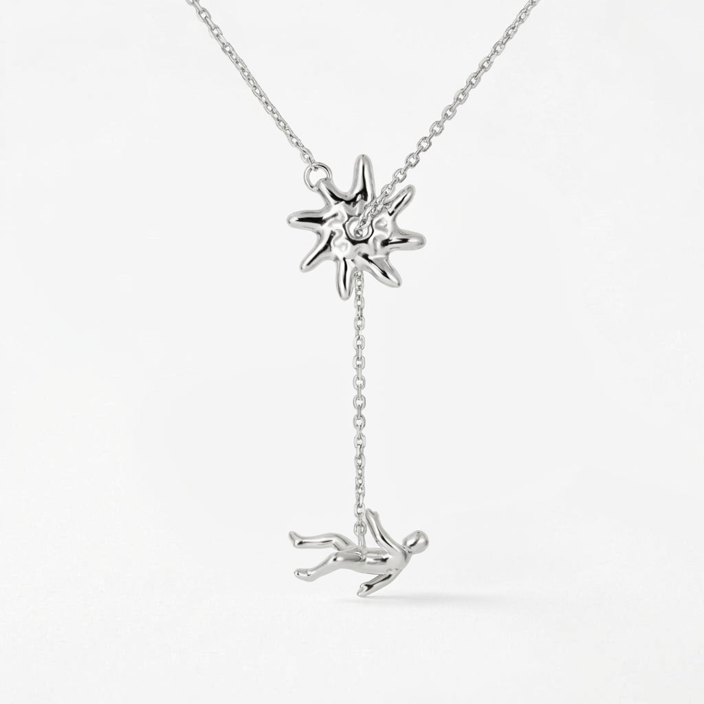 Icarus Necklace – Sterling Silver Myth-Inspired Jewelry