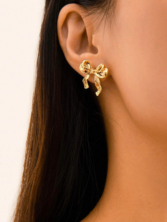 Ribbon Bow Earrings