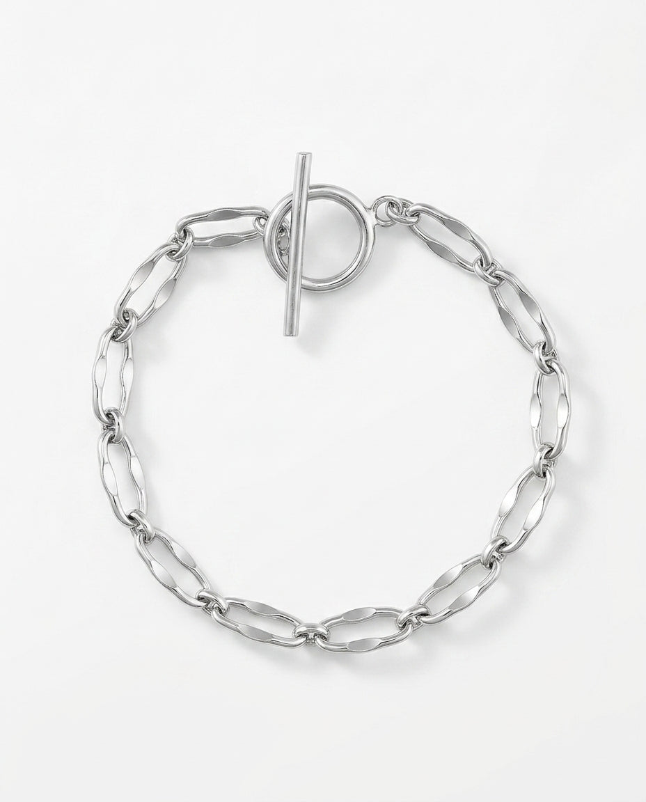Bracelet chaîne épais en argent sterling 925 — Hypoallergénique, résistant à l'eau