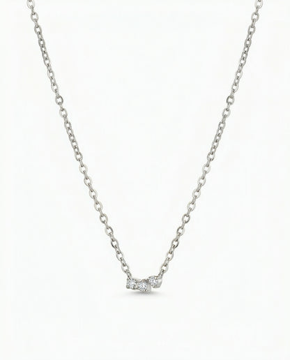 Mika pendant necklace in silver