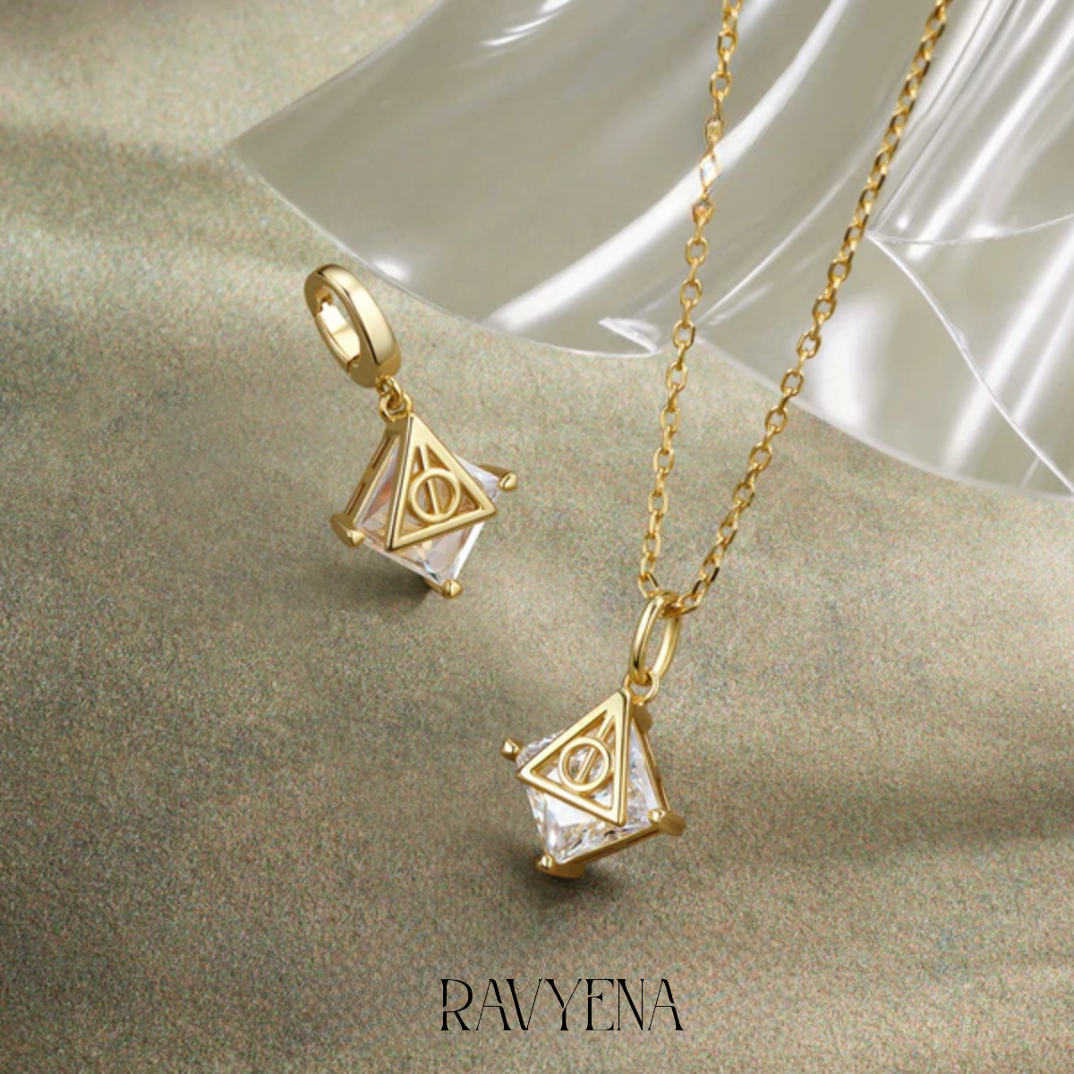 Deathly Hallows Sterling Silver Necklace