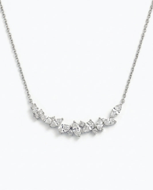 Wisteria Flower Y Necklace — 925 Sterling Silver