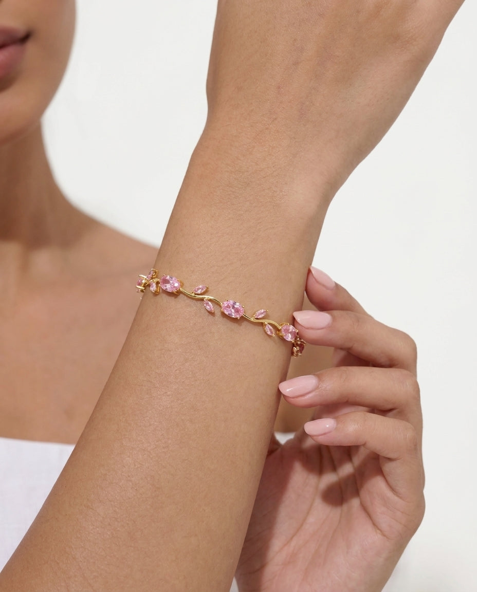 Ottilie Vine Multicoloured Floral Bracelet