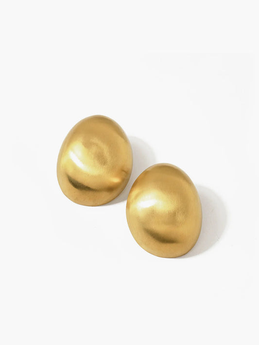 Amore D’Oro Dome Earrings