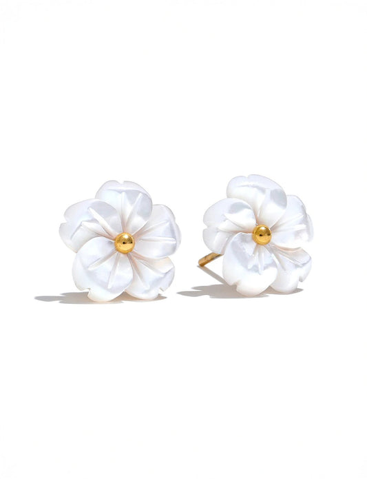 Fleur Éternelle Studs