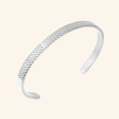 Palestine Keffiyeh Cuff Bracelet — Gold Heritage Statement