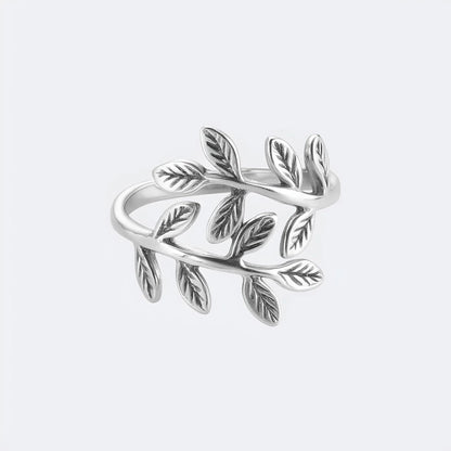 Palestine Olive Leaf Ring — 18K Gold-Plated, Symbol of Heritage