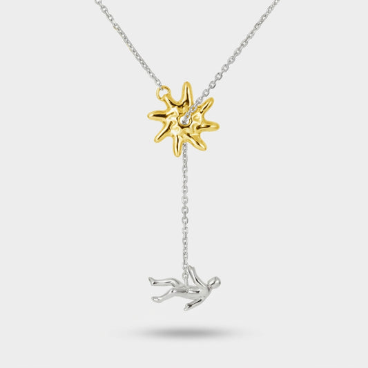 Icarus Necklace – Sterling Silver Myth-Inspired Jewelry