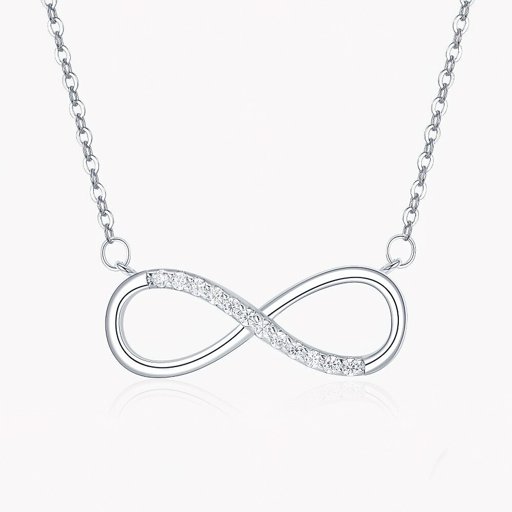 Infinite love necklace in 925 sterling silver