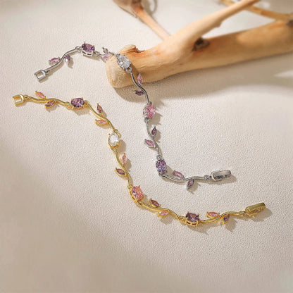 Close-up of multi-colour floral bracelet detail