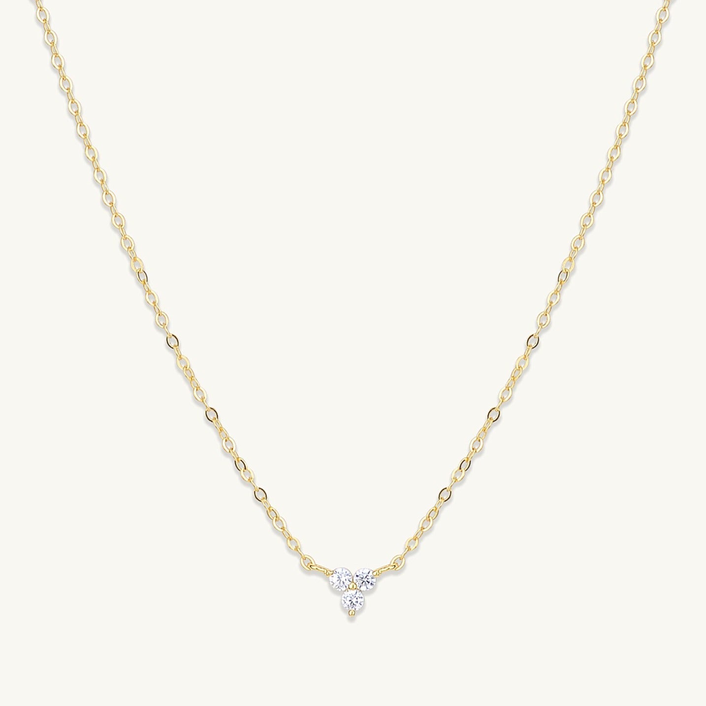 Lotus Sapphire Chain Necklace 18K gold vermeil sapphire pendant – Ravyena