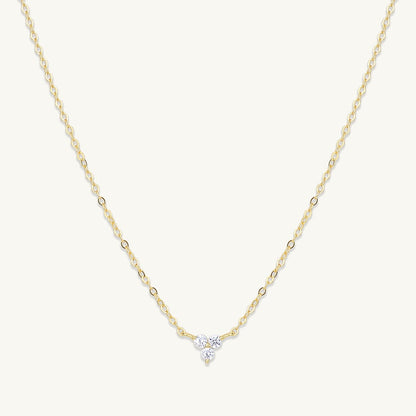 Lotus Sapphire Chain Necklace 18K gold vermeil sapphire pendant – Ravyena