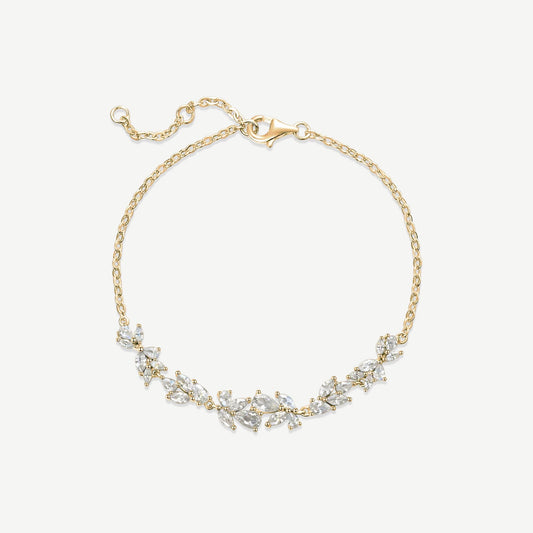 Wisteria Whisper Flower Bracelet