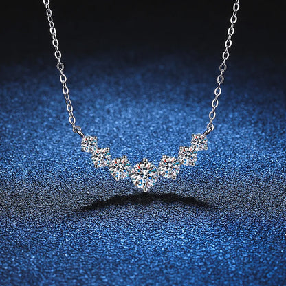 5A Zircon Pendant Necklace — 925 Sterling Silver for Women