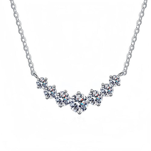 5A Zircon Pendant Necklace — 925 Sterling Silver for Women