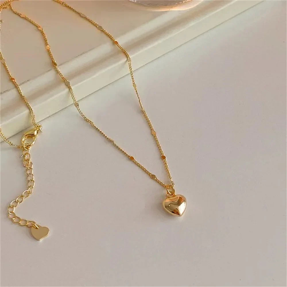 Dainty Love Pendant Clavicle Necklace