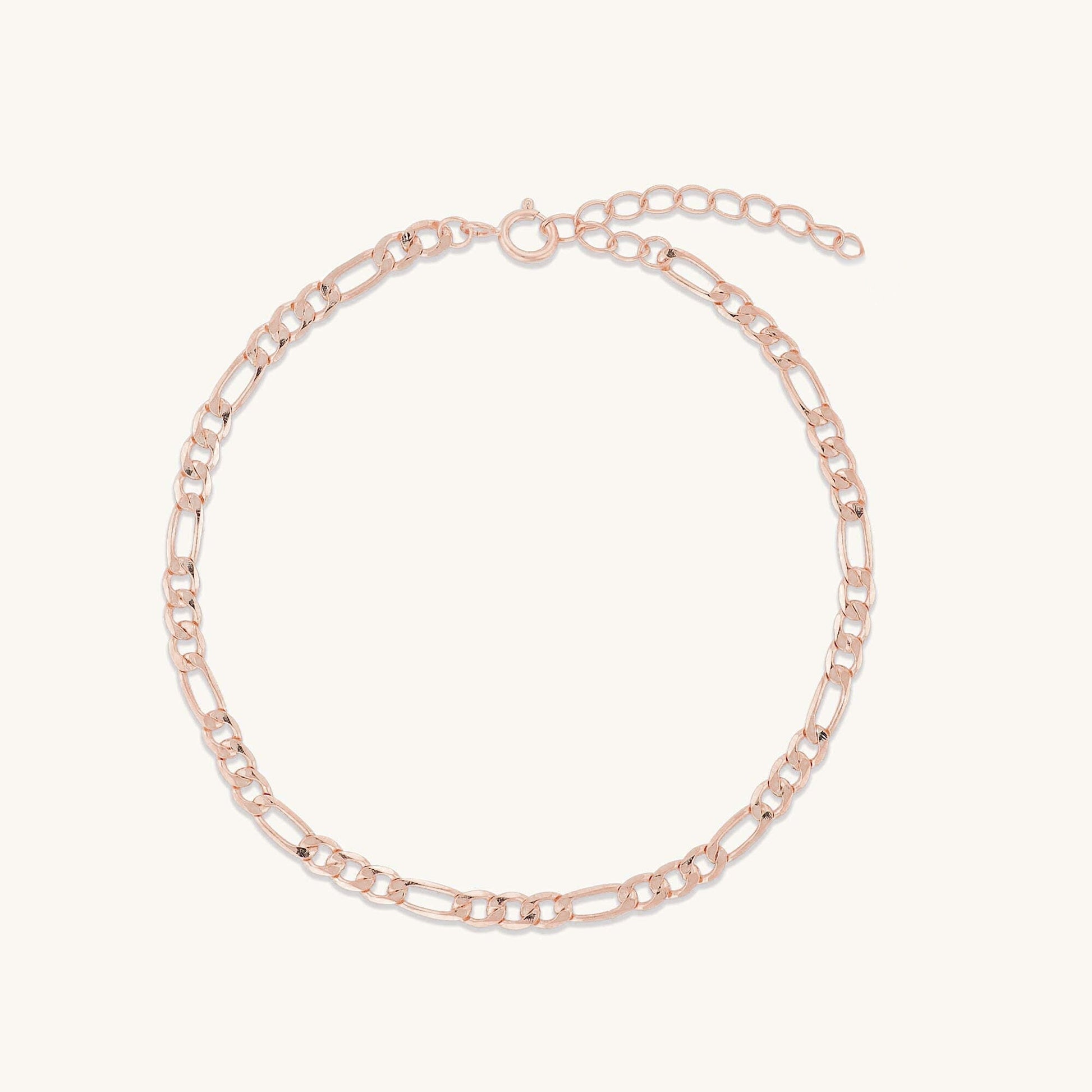 Figaro chain bracelet alternative angle view