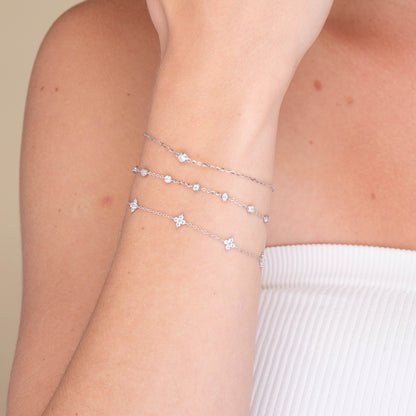 Clover bracelet, refined feminine jewellery