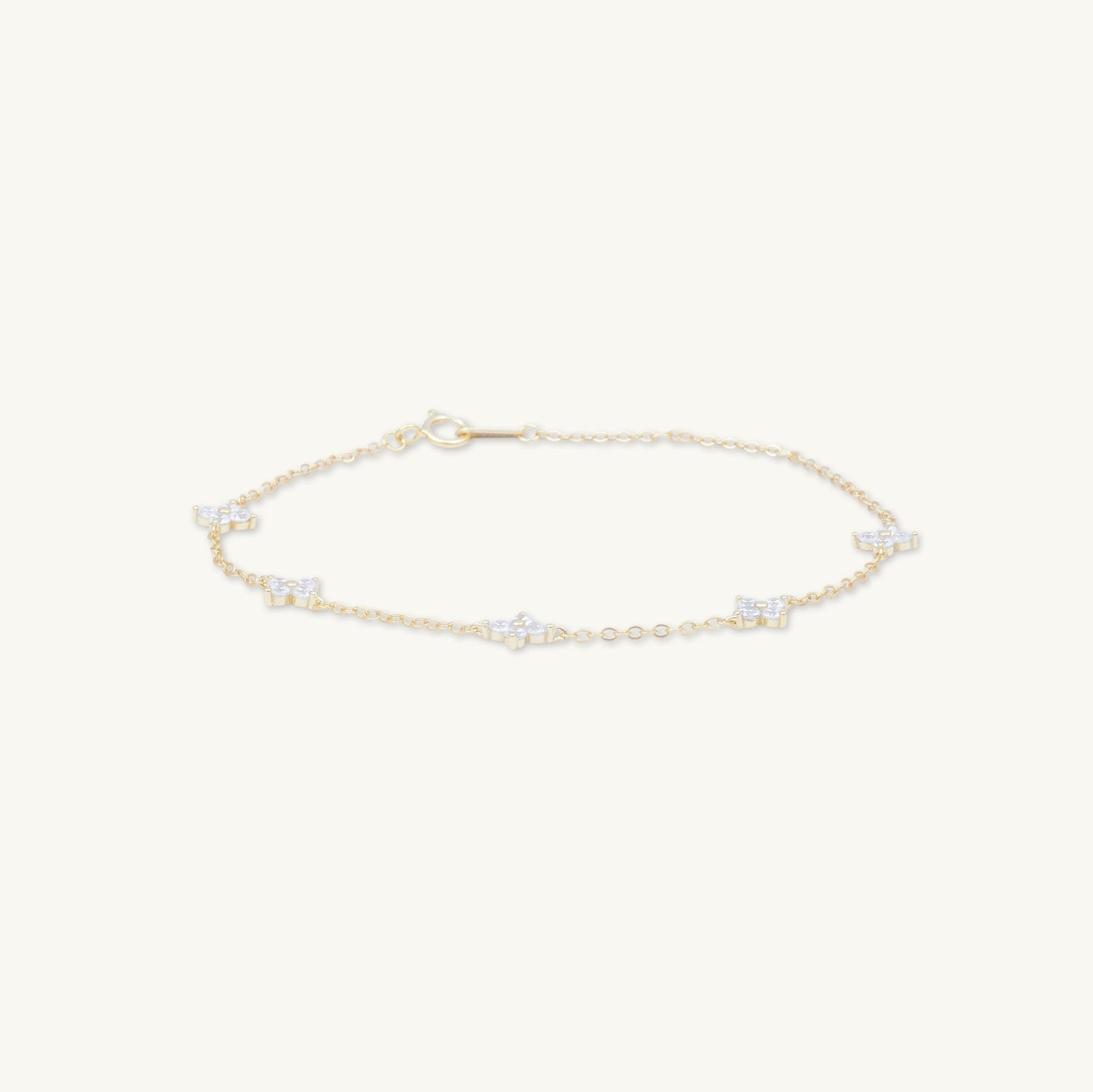 Clover station chain bracelet variation A