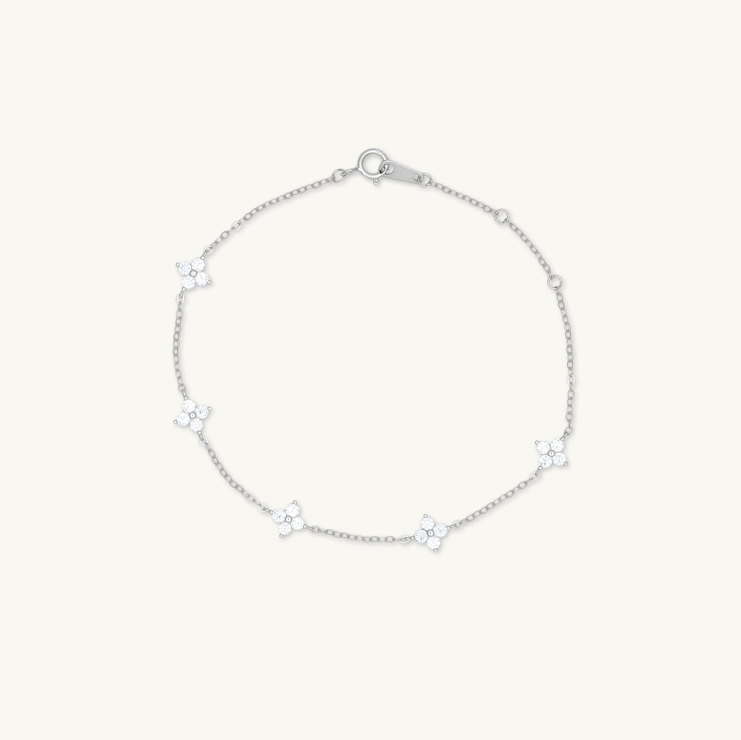 Clover station bracelet alternative angle view
