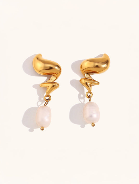 A Pearl Ignited Earrings