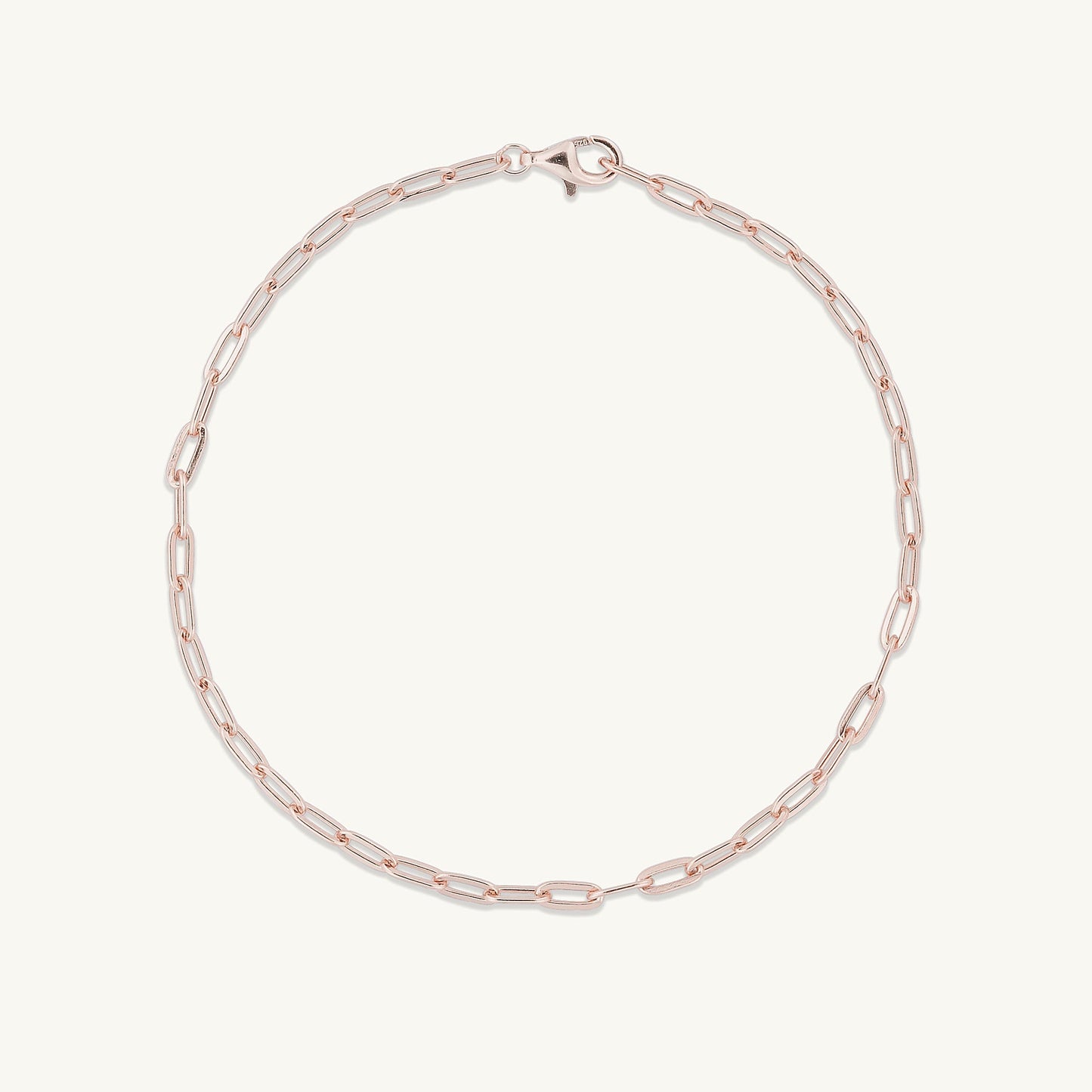 Gold stacking bracelet detail shot