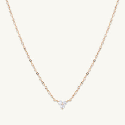 Sapphire blue lotus pendant on delicate chain