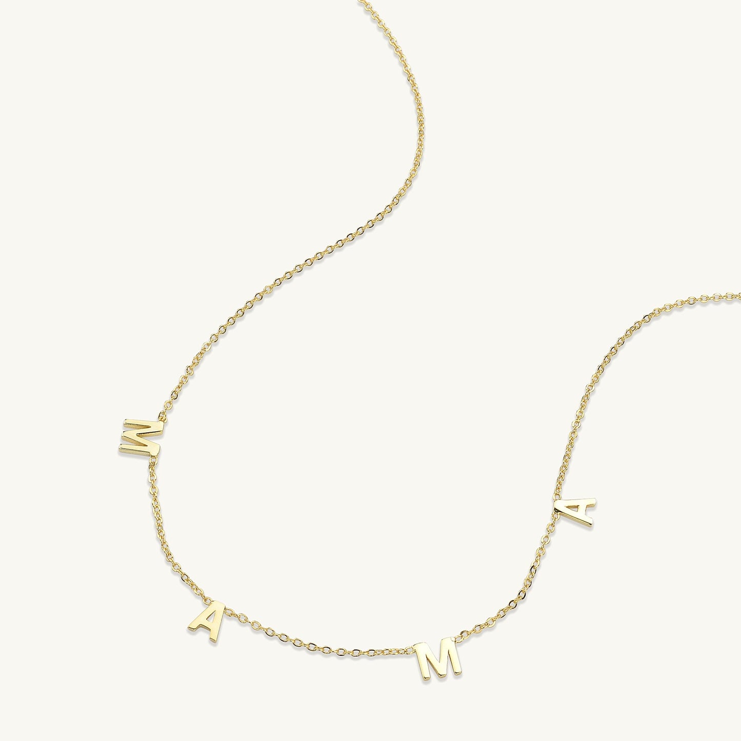 Mama pendant necklace, dainty everyday jewellery
