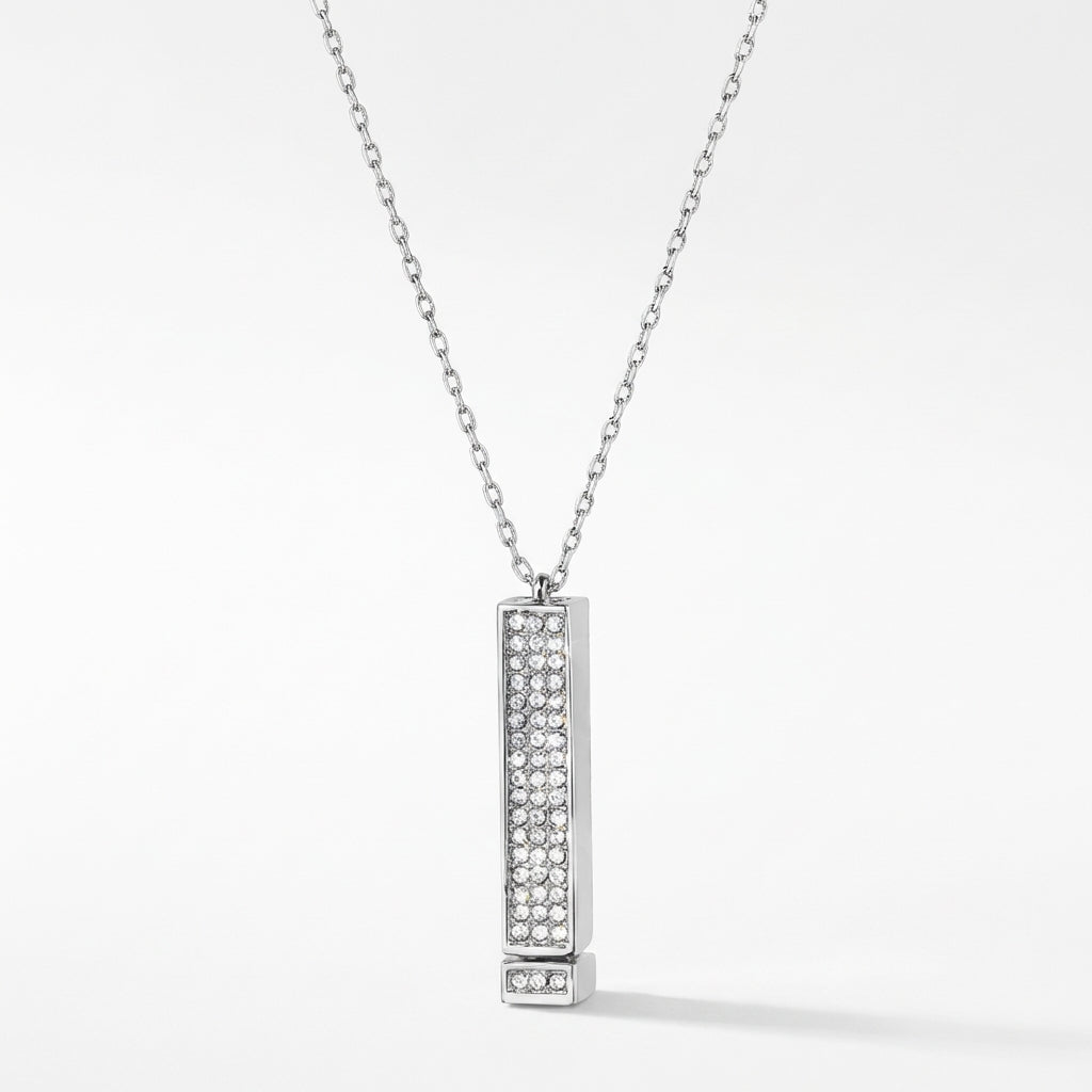 Hidden message love necklace, romantic gift jewellery