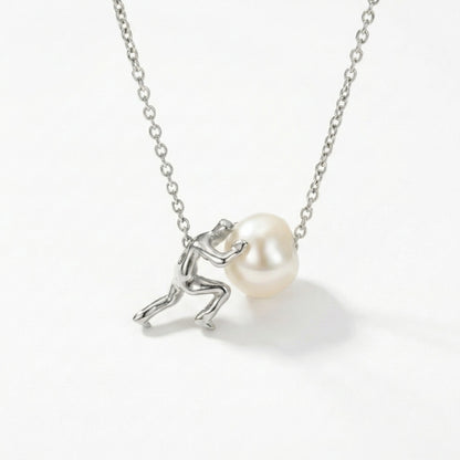 Sisyphus pearl necklace alternative angle view
