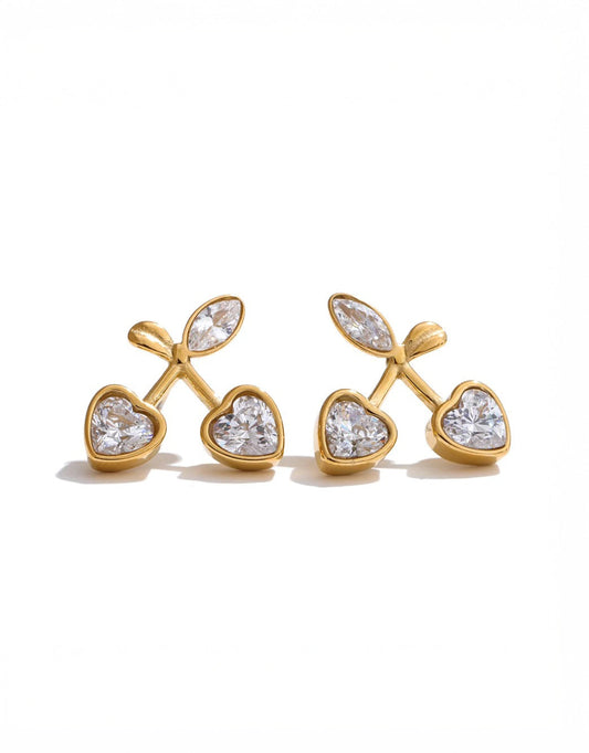 Cherry Enchanté Studs