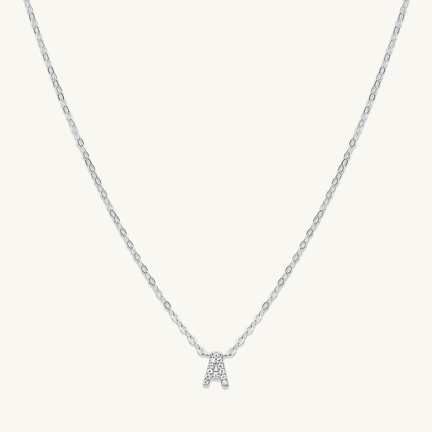 Sapphire initial pendant variation G, refined design