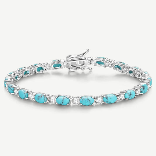 turquoise bracelet sterling silver women